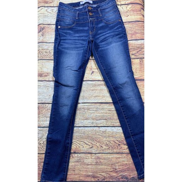 No Boundaries Girls Blue High Jeans 7